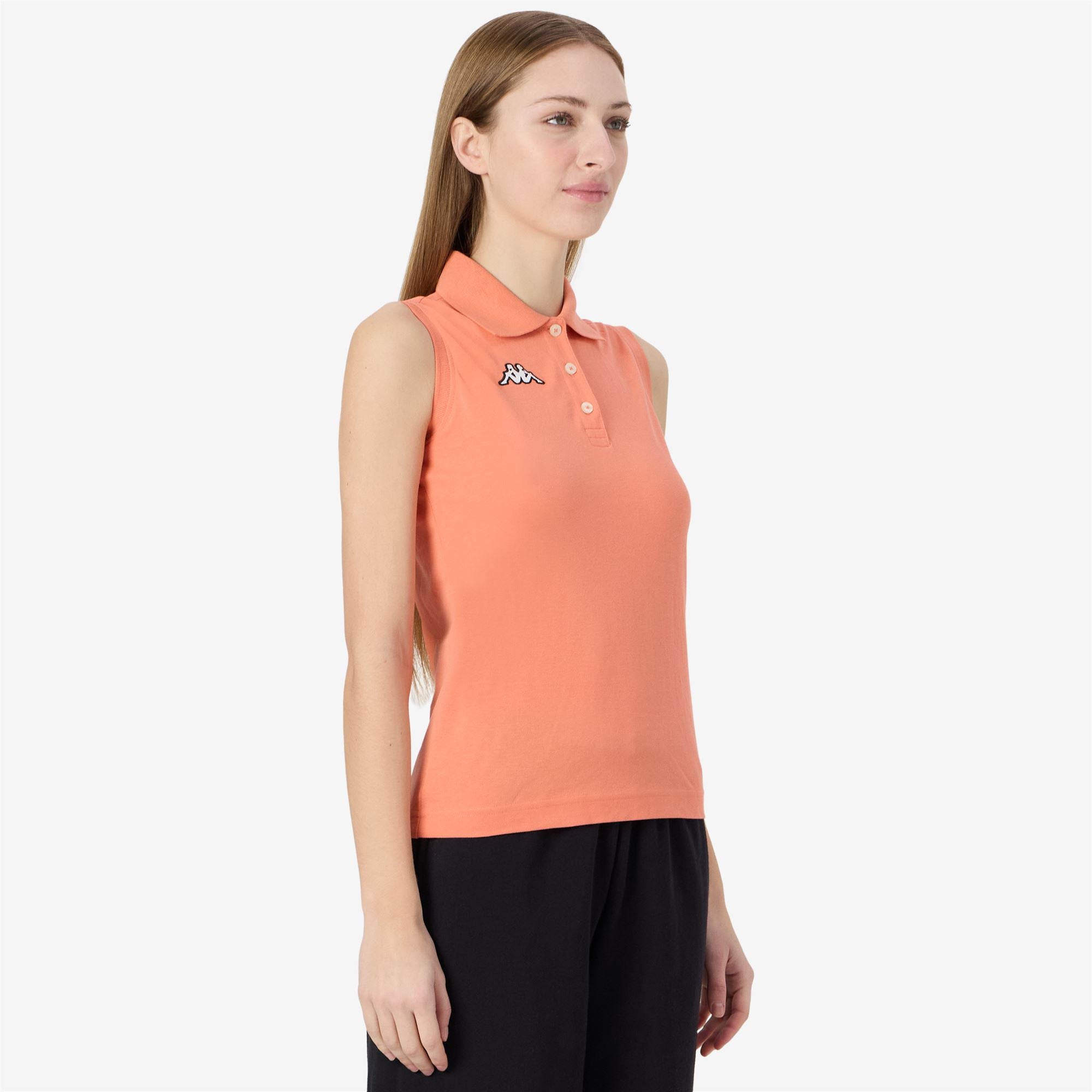LOGO TENNIS WWS SLIM - Polo Shirts - Polo - Woman - ORANGE CORAL - Image 5
