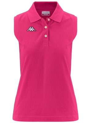 LOGO  TENNIS WWS SLIM - Polo Shirts - Polo - Woman - PINK INTENSE