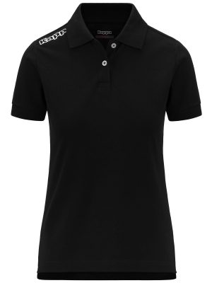 KAPPA4TRAINING POLO WSS SLIM - Polo Shirts - Polo - Woman - BLACK