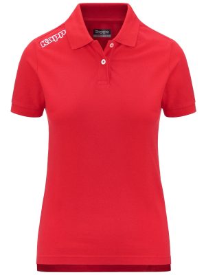 KAPPA4TRAINING POLO WSS SLIM - Polo Shirts - Polo - Woman - RED FLAME