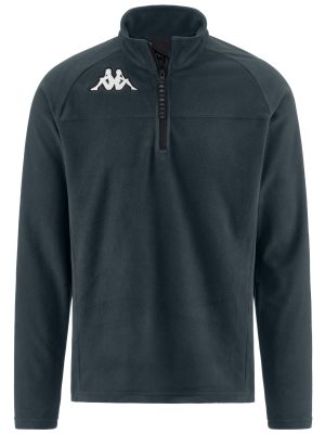 6CENTO 687B - Fleece - Jumper - Unisex - GREY ASPHALT-BLACK