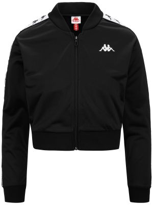 222 BANDA ASBER - Fleece - Jacket - Woman - BLACK-WHITE-BLACK