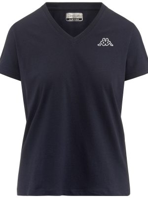 LOGO   CABOU - T-ShirtsTop - T-Shirt - Woman - BLUE MARITIME