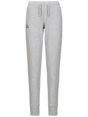 LOGO ZALIA - Pants - Sport Trousers - Woman - GREY MD MEL
