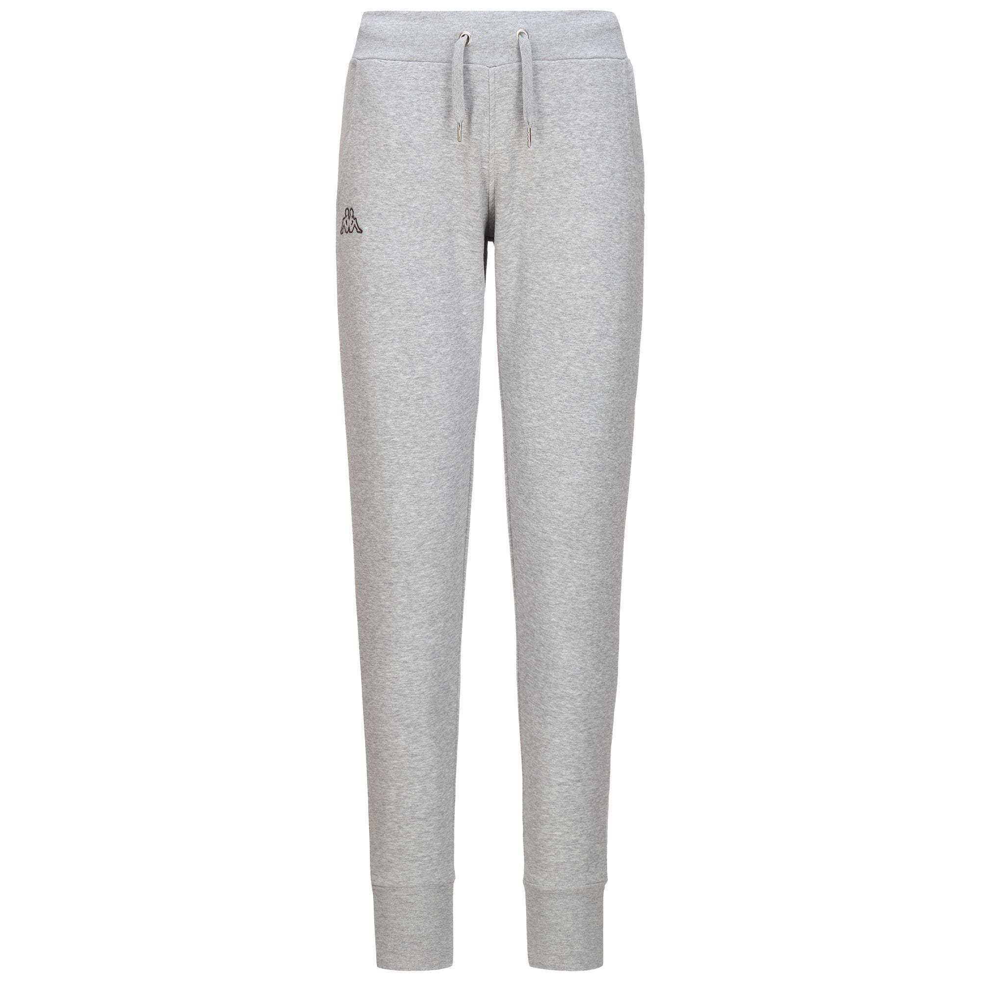 LOGO ZALIA - Pants - Sport Trousers - Woman - GREY MD MEL