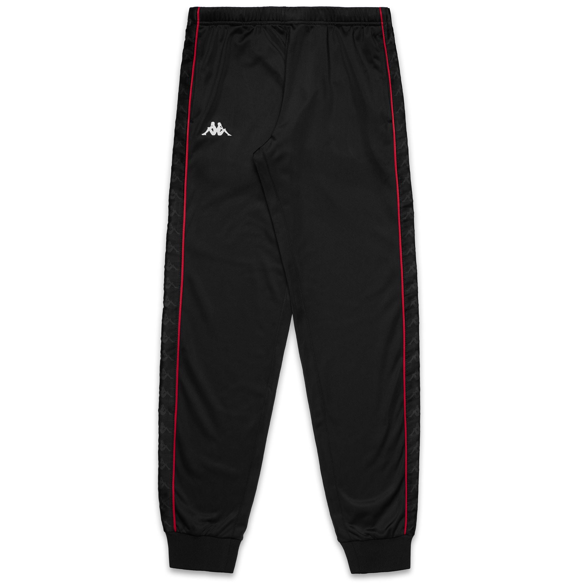 222 BANDA WRASTORIA SLIM - Pants - Sport Trousers - Woman - BLACK-RED RACING-WHITE