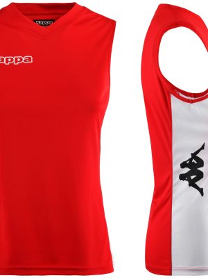 KAPPA4VOLLEY AMILA - Active Jerseys - Tank - Woman - RED-WHITE