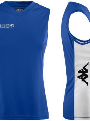 KAPPA4VOLLEY AMILA - Active Jerseys - Tank - Woman - BLUE ROYAL-WHITE