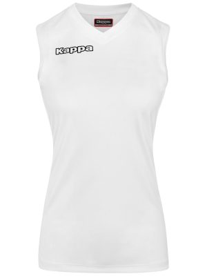 KAPPA4VOLLEY AMILA - Active Jerseys - Tank - Woman - WHITE