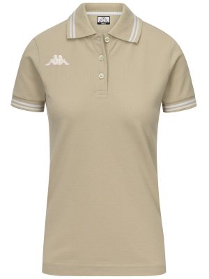 LOGO   MALTAX WSS SLIM - Polo Shirts - Polo - Woman - BEIGE CEMENT