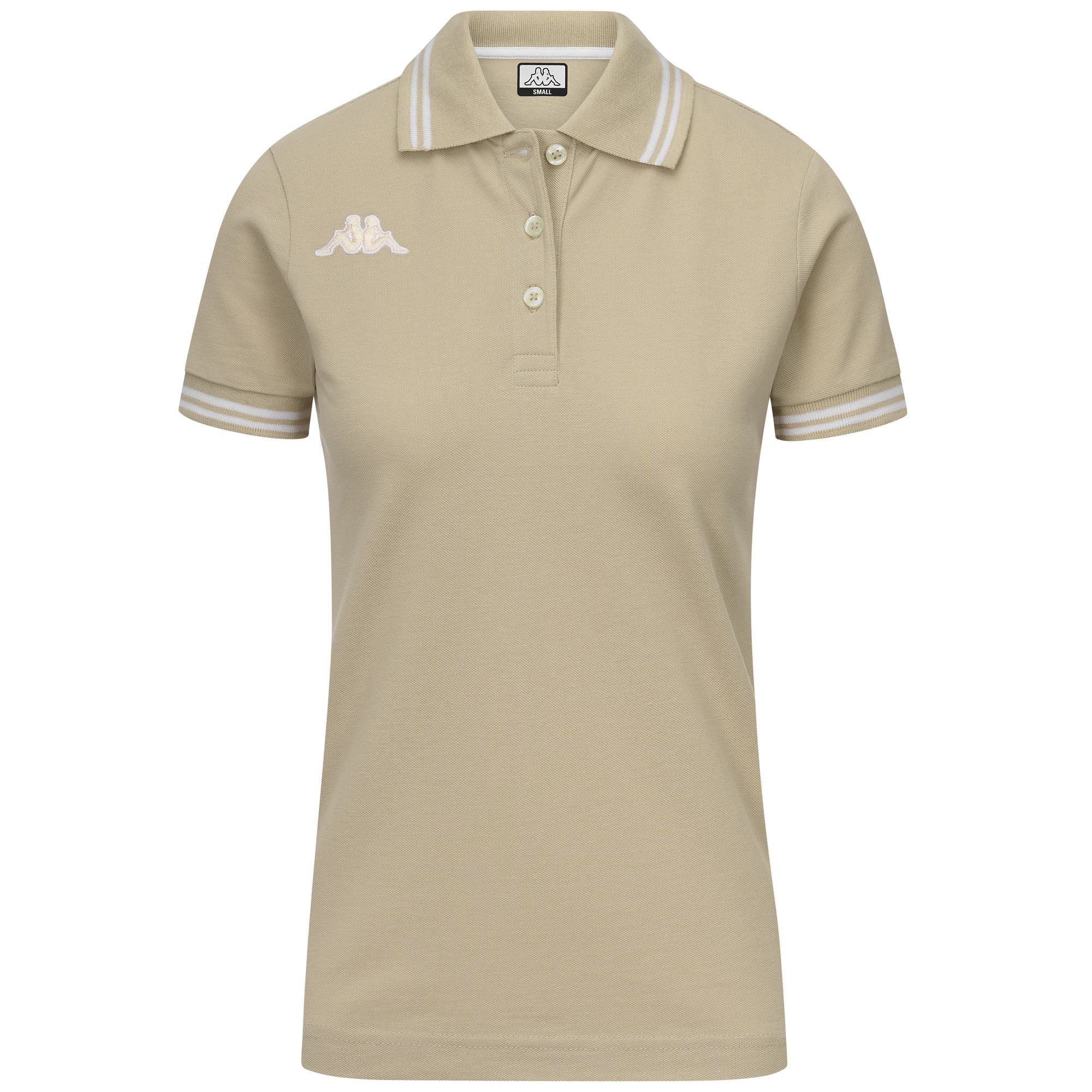 LOGO MALTAX WSS SLIM - Polo Shirts - Polo - Woman - BEIGE CEMENT