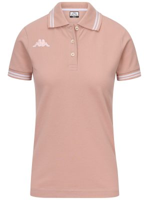 LOGO MALTAX WSS SLIM - Polo Shirts - Polo - Woman - PINK MISTY