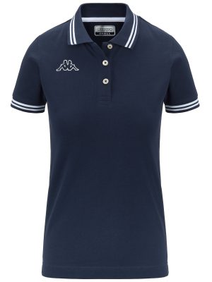 LOGO   MALTAX WSS SLIM - Polo Shirts - Polo - Woman - BLUE MARITIME