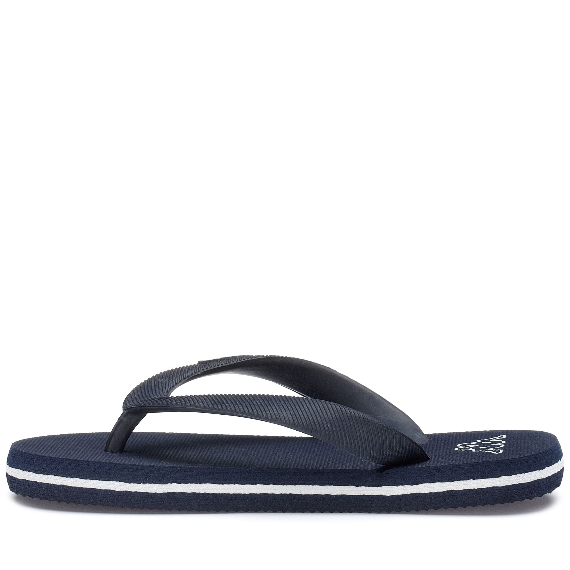 LOGO MOKER KID - Flip-Flops - Thongs - Kid unisex - BLUE MARINE-WHITE - Image 4