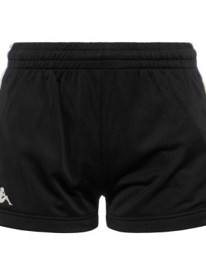 222 BANDA    LADYTREAD - Shorts - Sport  Shorts - Woman - BLACK-WHITE ANTIQUE-BLUE ROYAL