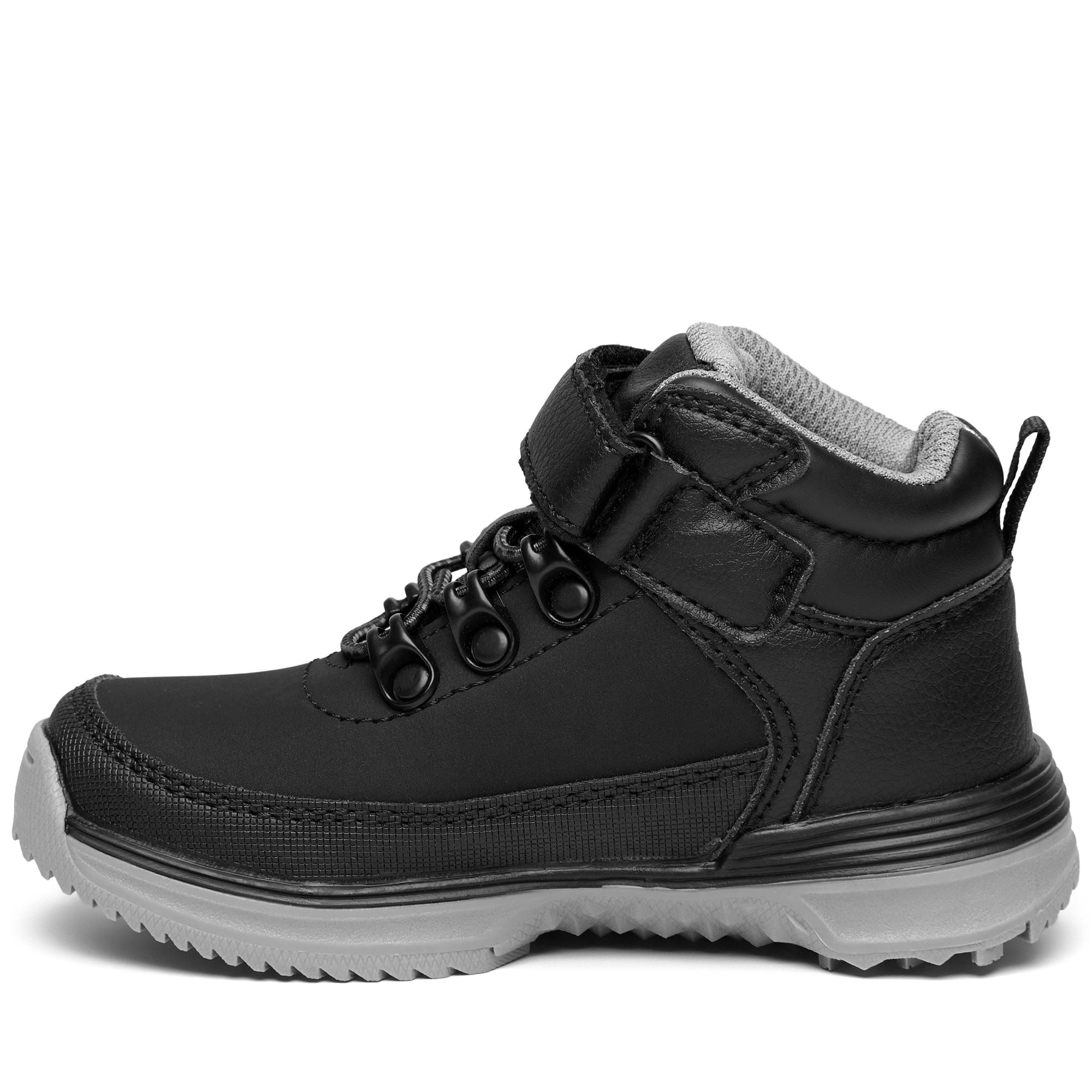 LOGO MONSI MD EV KID - Ankle Boots - Laced - Kid unisex - BLACK-GREY BISE - Image 4