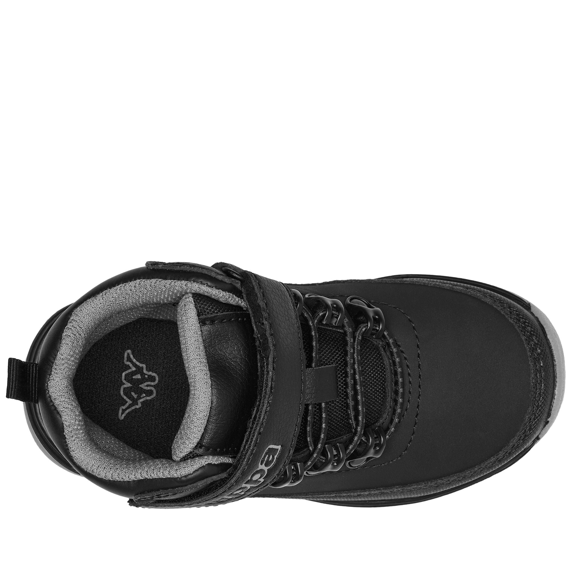 LOGO MONSI MD EV KID - Ankle Boots - Laced - Kid unisex - BLACK-GREY BISE - Image 5