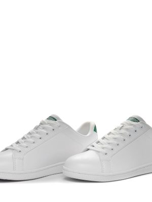 LOGO  GALTER 5 - Sneakers - Low Cut - Unisex - WHITE-GREEN
