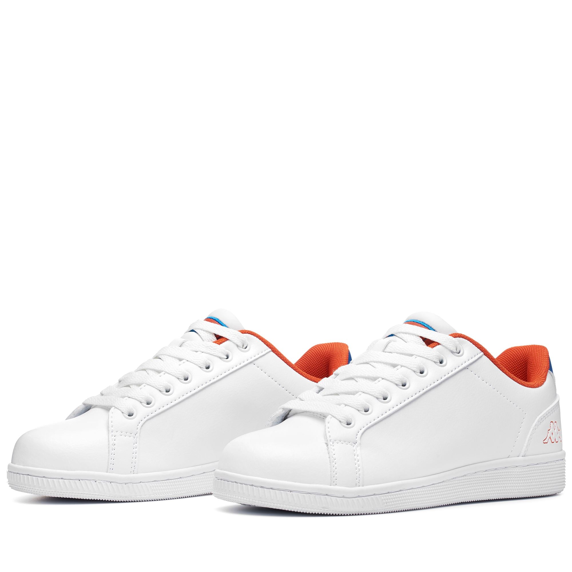 LOGO GALTER 5 - Sneakers - Low Cut - Unisex - WHITE-ORANGE DK