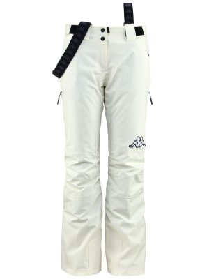 6CENTO 634 - Pants - Sport Trousers - Woman - WHITE ANTIQUE-BLACK
