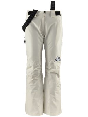 6CENTO 634 - Pants - Sport Trousers - Woman - WHITE MILK-BLACK