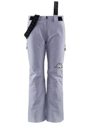 6CENTO 634 - Pants - Sport Trousers - Woman - VIOLET LILAC-BLACK