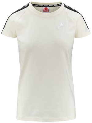 222 BANDA APAN - T-ShirtsTop - T-Shirt - Woman - WHITE CREAM-BLACK
