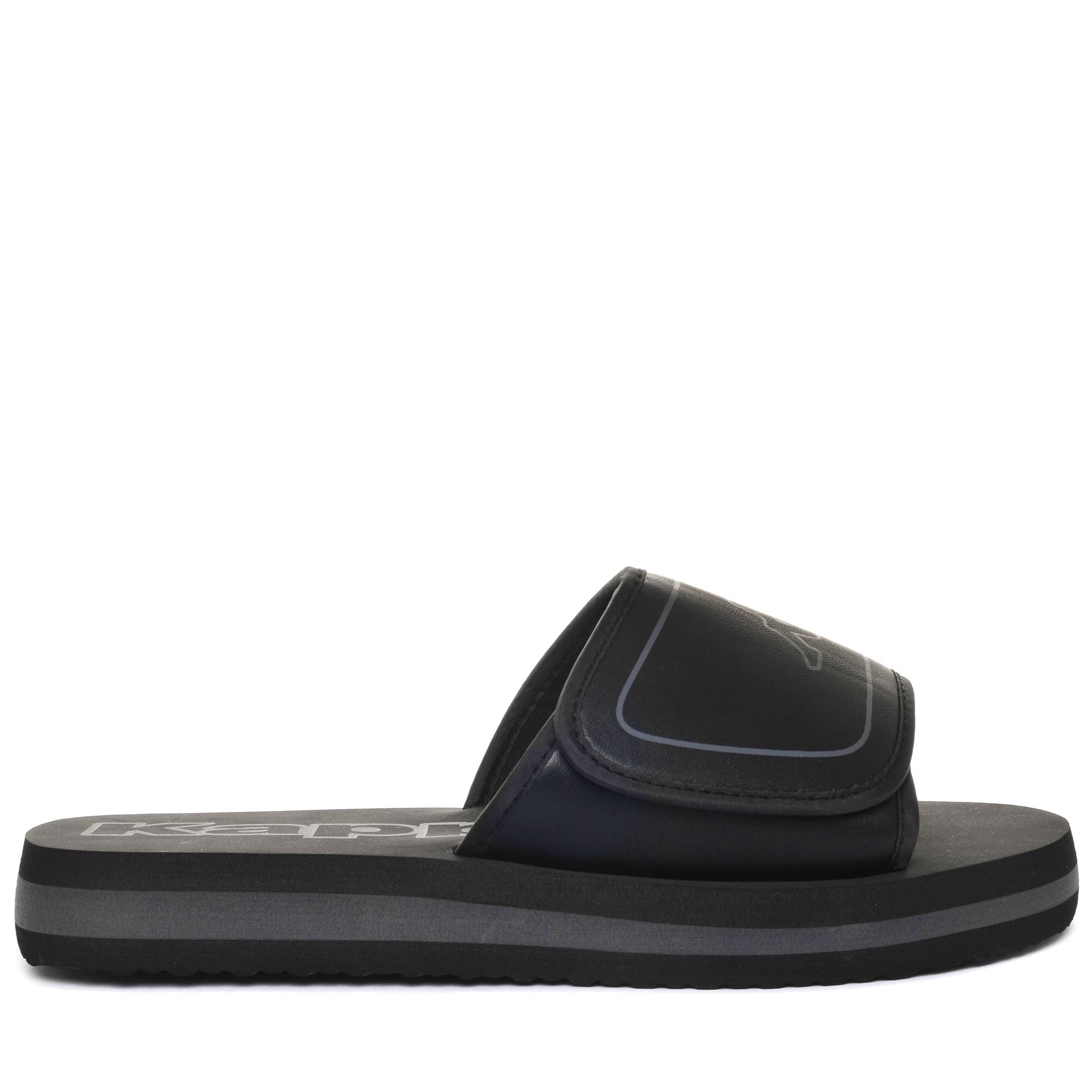 LOGO GALEA - Flip-Flops - Stripe - Man - BLACK-GREY DK - Image 2