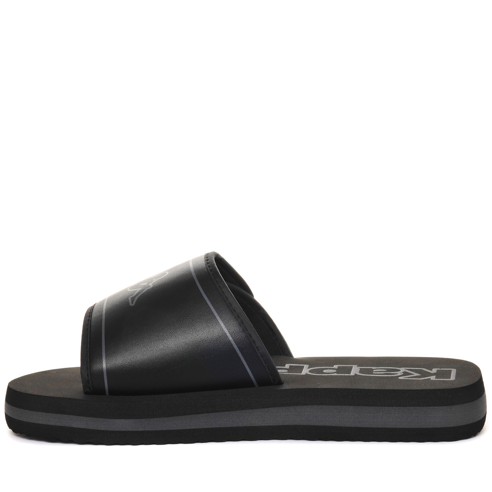LOGO GALEA - Flip-Flops - Stripe - Man - BLACK-GREY DK - Image 4