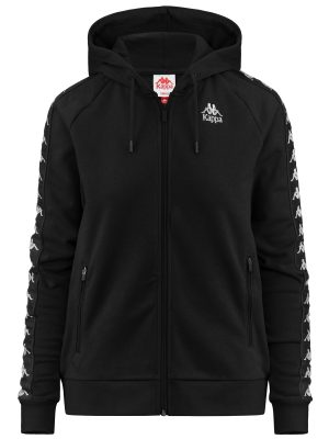 222 BANDA BALZI 2 - Fleece - Jacket - Woman - BLACK-WHITE