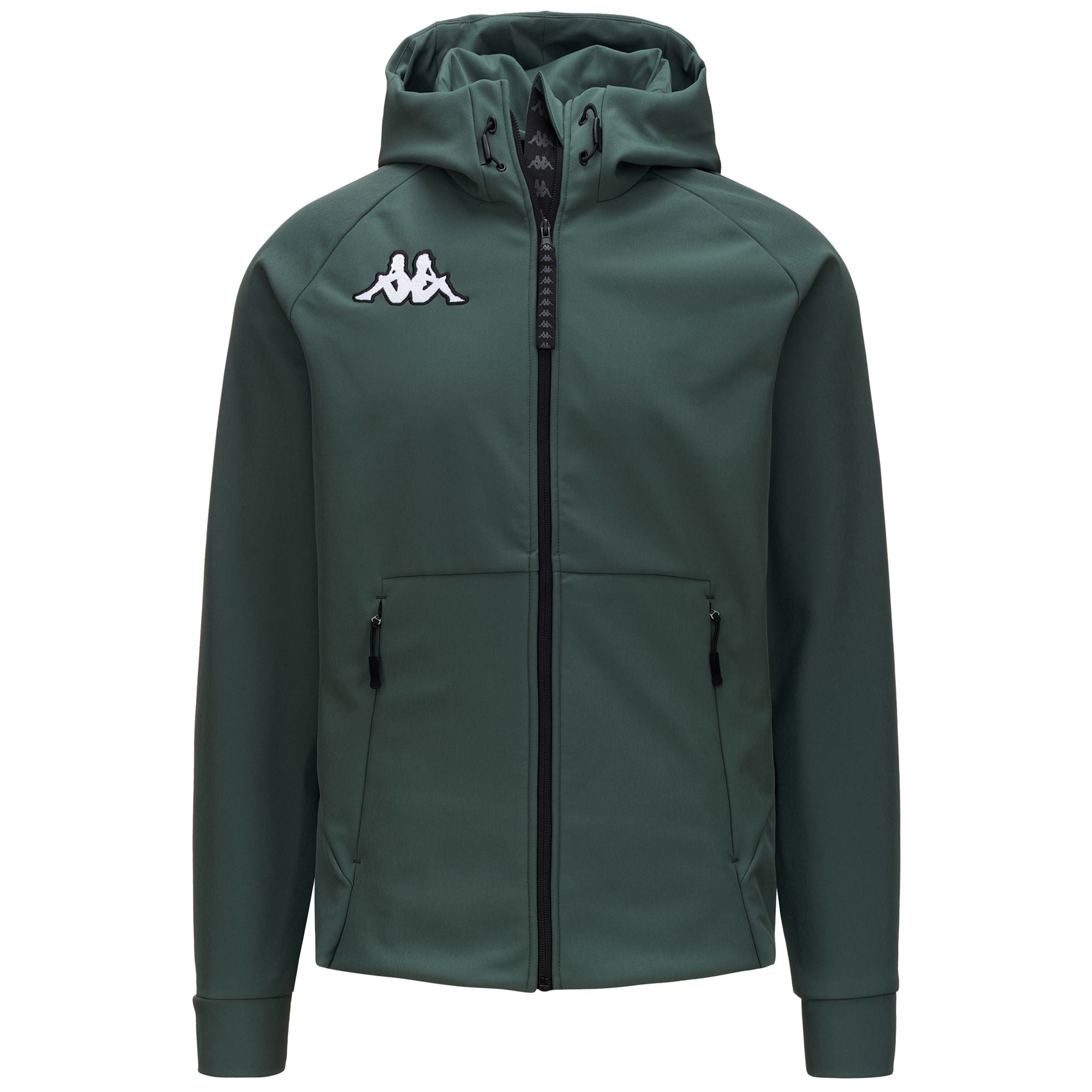 6CENTO 687K - Fleece - Jacket - Man - GREEN DK FOREST-BLACK