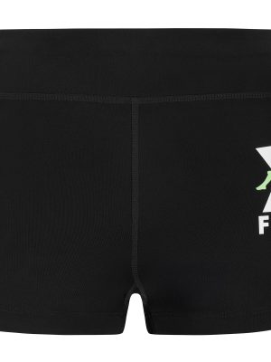 KOMBAT   WKT ESCAME - Shorts - Sport  Shorts - Woman - BLACK-GREEN PARADISE