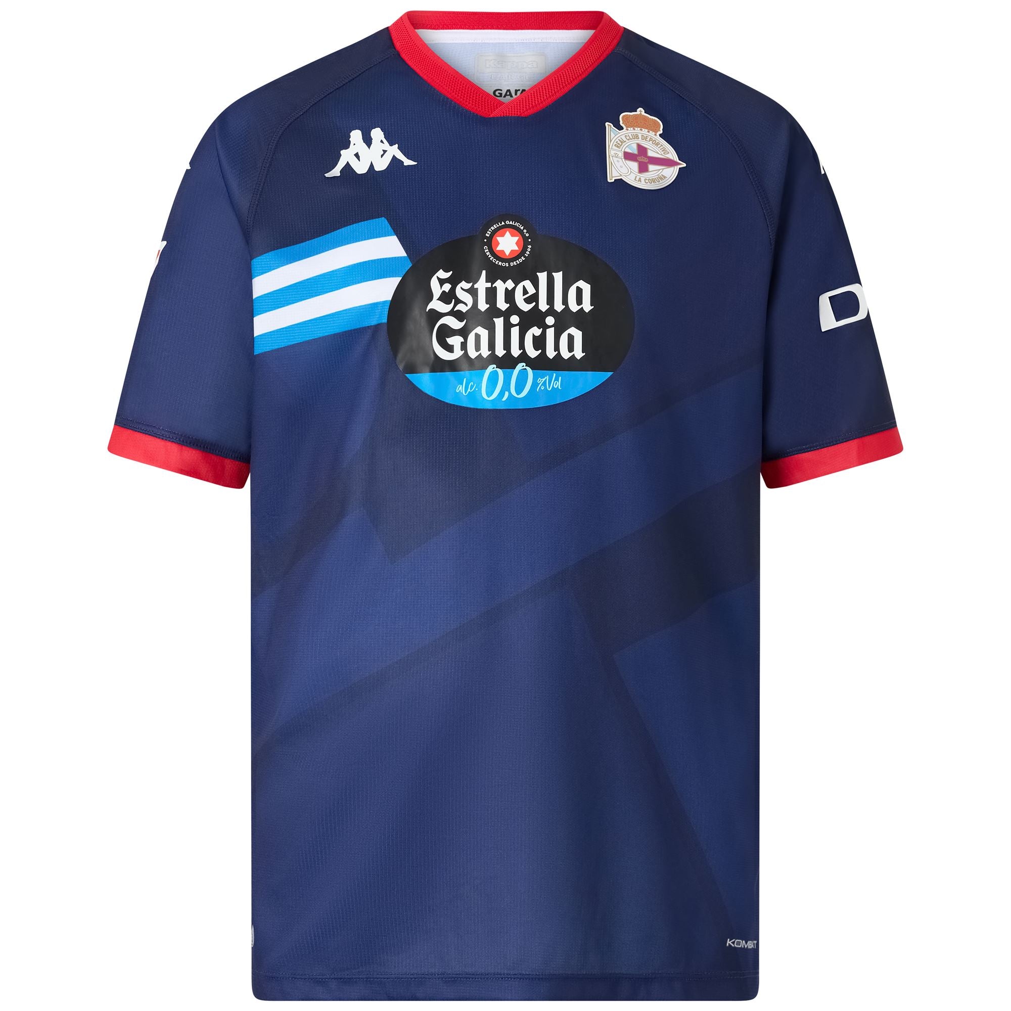 KOMBAT 2025 DEPORTIVO - Active Jerseys - Shirt - Man - BLUE DK-RED-SPONSOR1