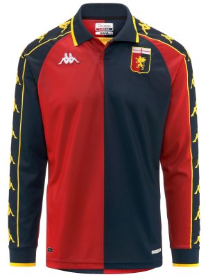 KOMBAT 2024 GENOA - Active Jerseys - Shirt - Man - BLUE DK-RED-YELLOW