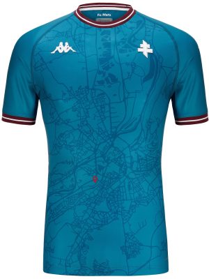KOMBAT PRO 2025 FC METZ - Active Jerseys - Shirt - Man - BLUE PETROL-RED GRANATA