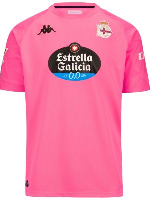 KOMBAT GK 2025 DEPORTIVO - Active Jerseys - Shirt - Man - NEON FUCHSIA-BLACK