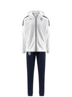ALFRINS BRESCIA - Sport Suits - TRACKSUIT - Man - WHITE-BLUE MARINE