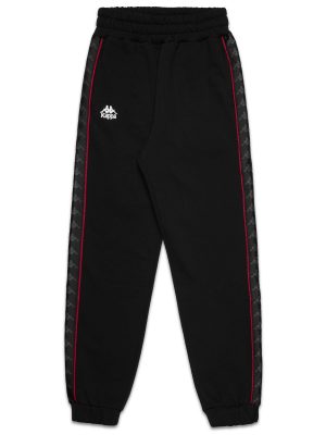 222 BANDA ADINA 2 - Pants - Sport Trousers - Woman - BLACK-RED RACING-WHITE