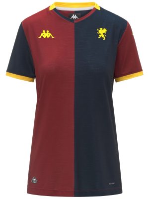 KOMBAT PRO 2026 HOME GENOA - Active Jerseys - Shirt - Woman - RED DK-BLUE DK-YELLOW