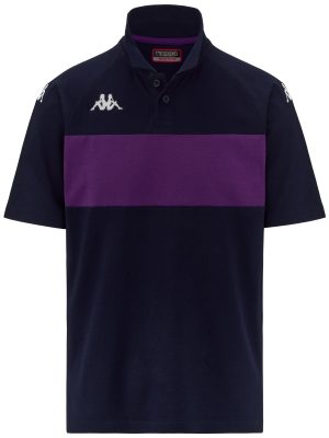 KAPPA4FOOTBALL DIANETTI - Polo Shirts - Polo - Man - BLUE MARINE-VIOLET INDIGO