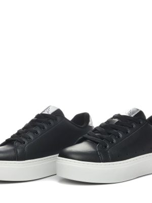 LOGO ISABEL - Sneakers - Low Cut - Woman - BLACK-GREY SILVER