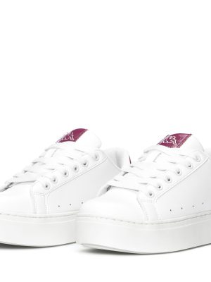 LOGO ISABEL - Sneakers - Low Cut - Woman - WHITE-FUCSIA