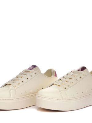 LOGO ISABEL - Sneakers - Low Cut - Woman - BEIGE LT-PURPLE