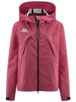 NARGAT - Jackets - Mid - Woman - RED CRANBERRY-BLACK