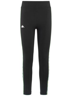 222 BANDA ANENI 2 - Pants - Sport Trousers - Woman - BLACK-WHITE-GREEN DUSTY
