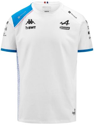 AMIRY ALPINE F1 - T-ShirtsTop - T-Shirt - Man - WHITE-LIQUID BLUE