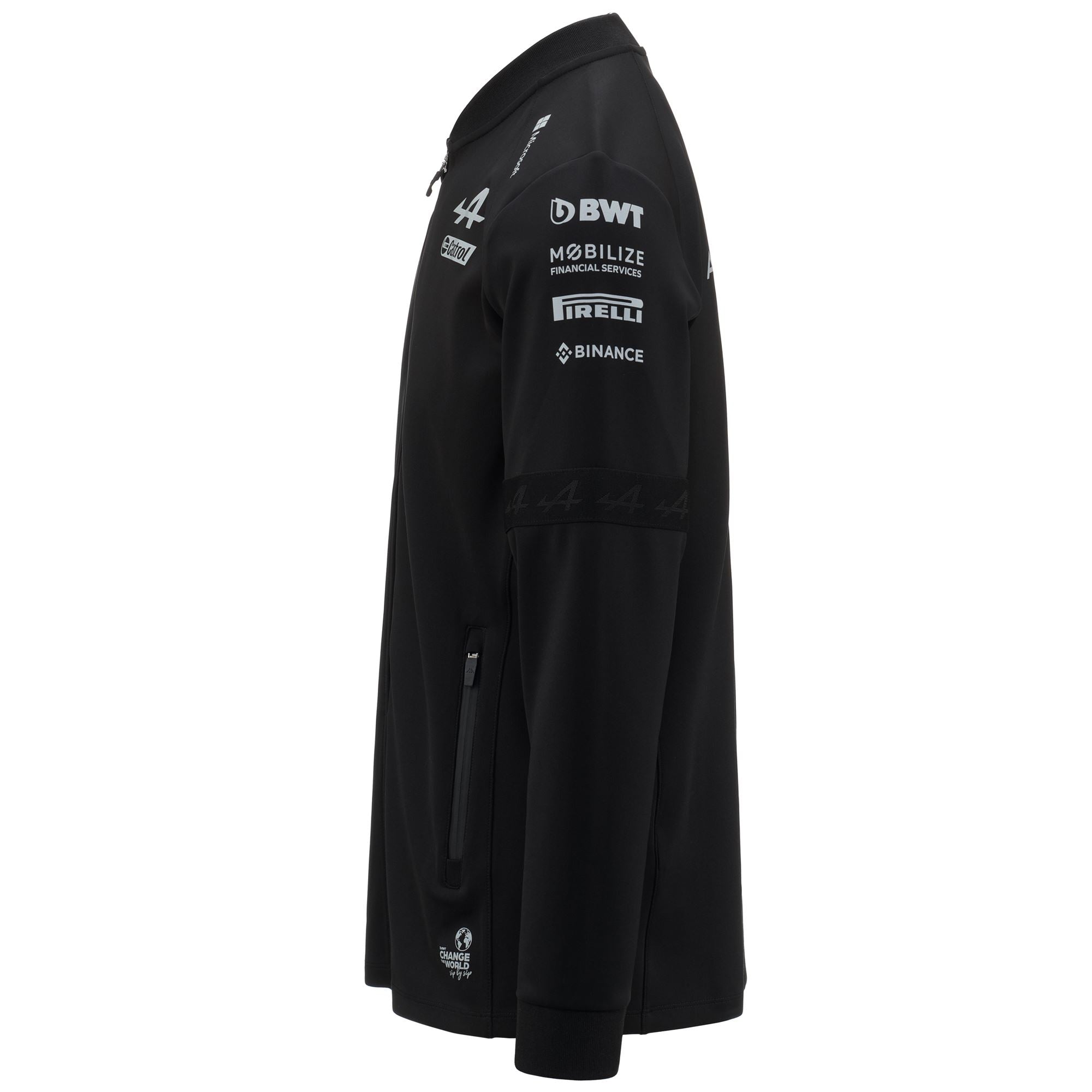 ATRISO ALPINE F1 - Fleece - Jacket - Man - BLACK-LIQUID BLUE - Image 4