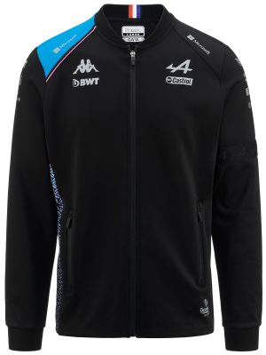 ATRISO ALPINE F1 - Fleece - Jacket - Man - BLACK-LIQUID BLUE