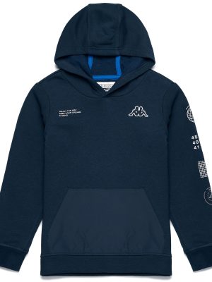 LOGO BASOL KID - Fleece - Jumper - Boy - BLUE DK-BLUE ROYAL