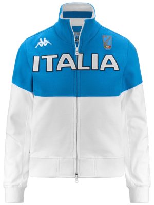 EROI JKT LADY ITALIA FIS - Fleece - Jacket - Woman - AZURE-WHITE